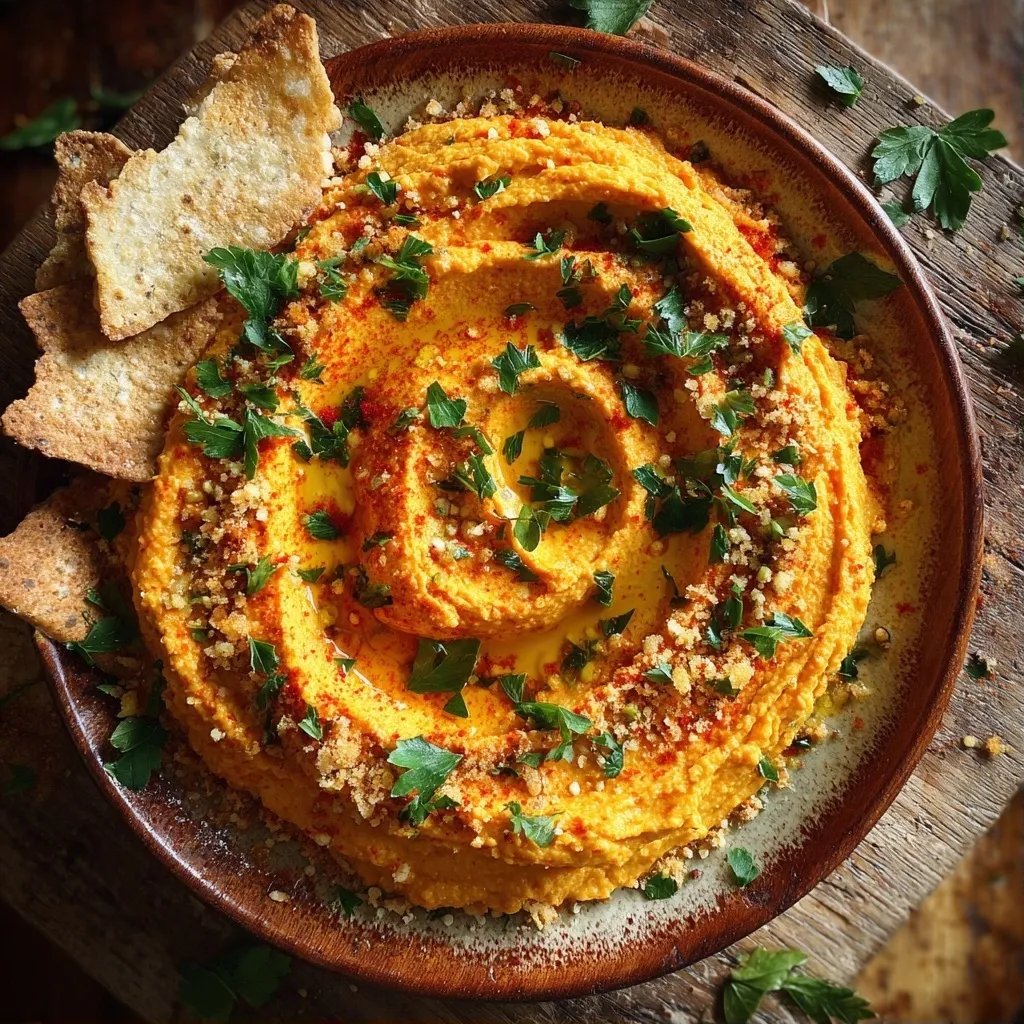 Roasted Red Pepper Hummus
