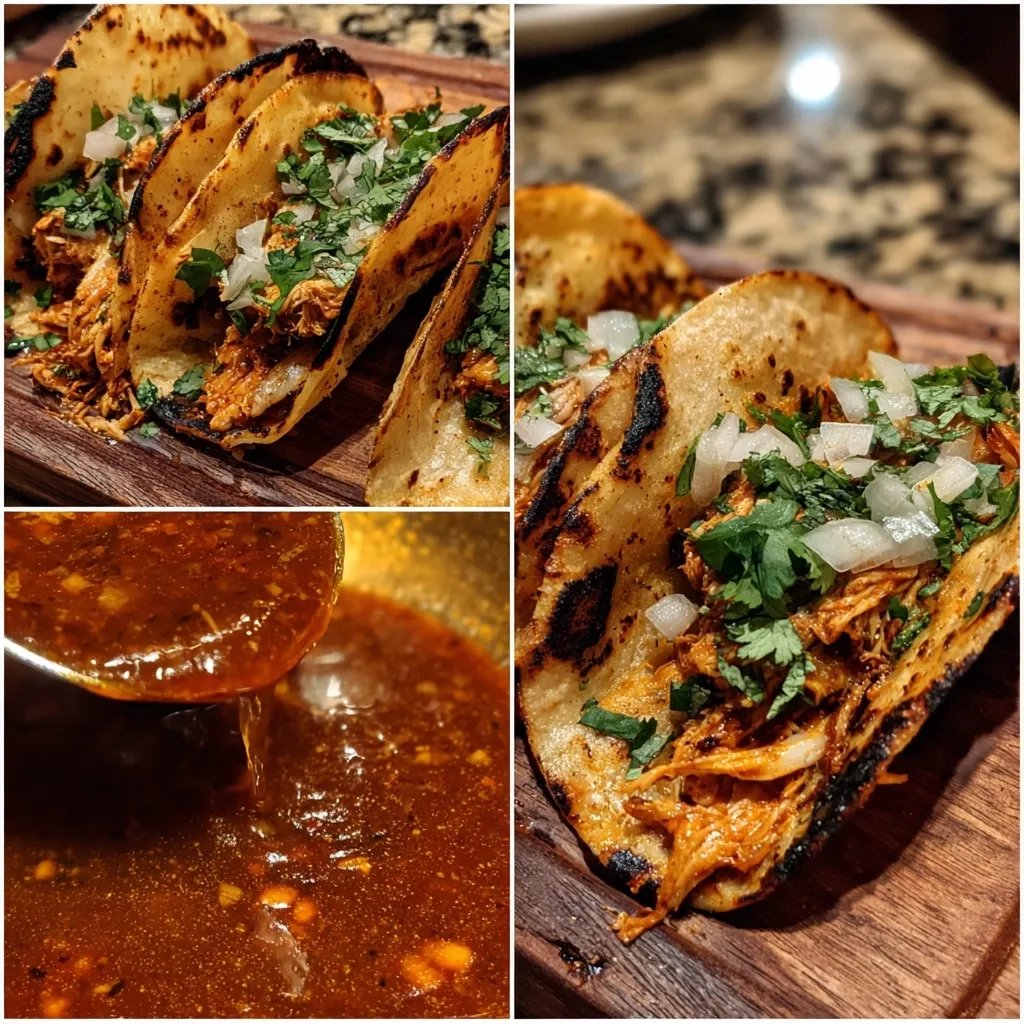 Chicken Birria Tacos