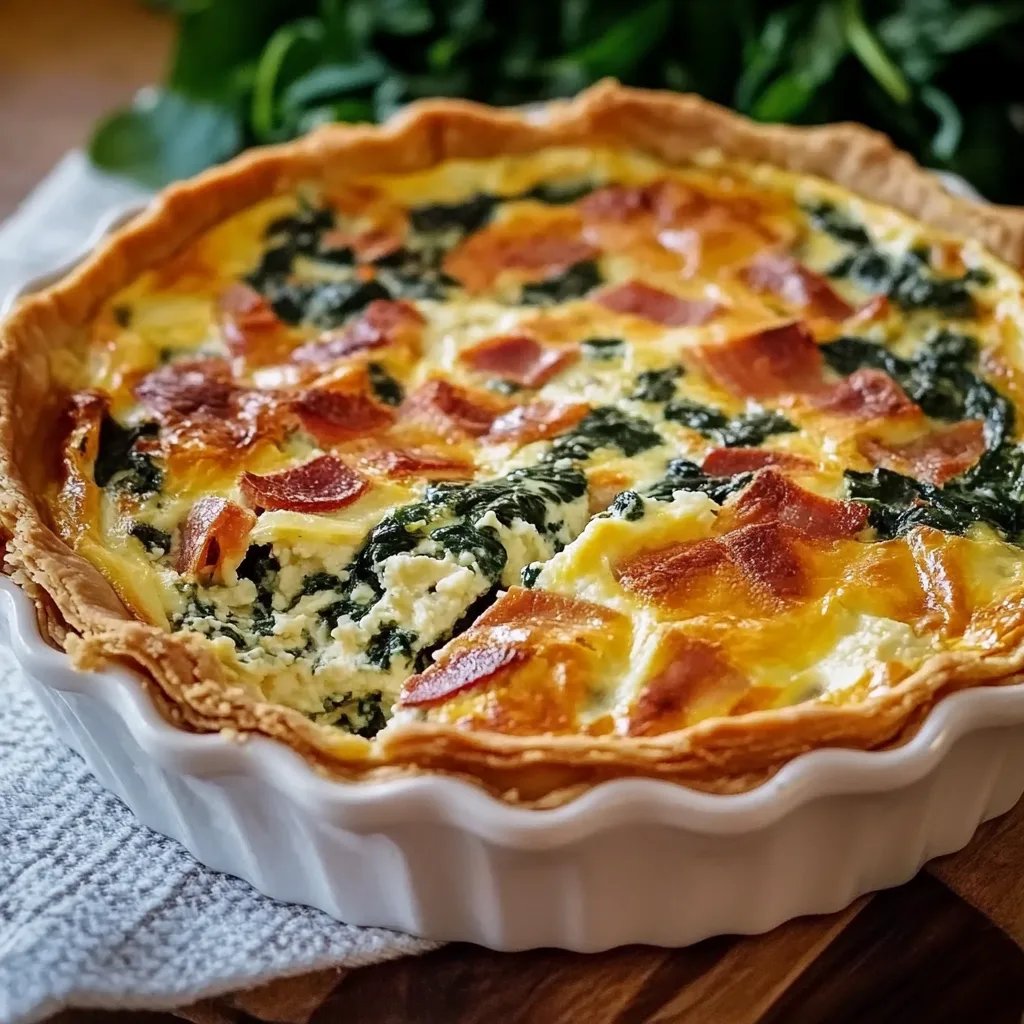 Ricotta Spinach Quiche