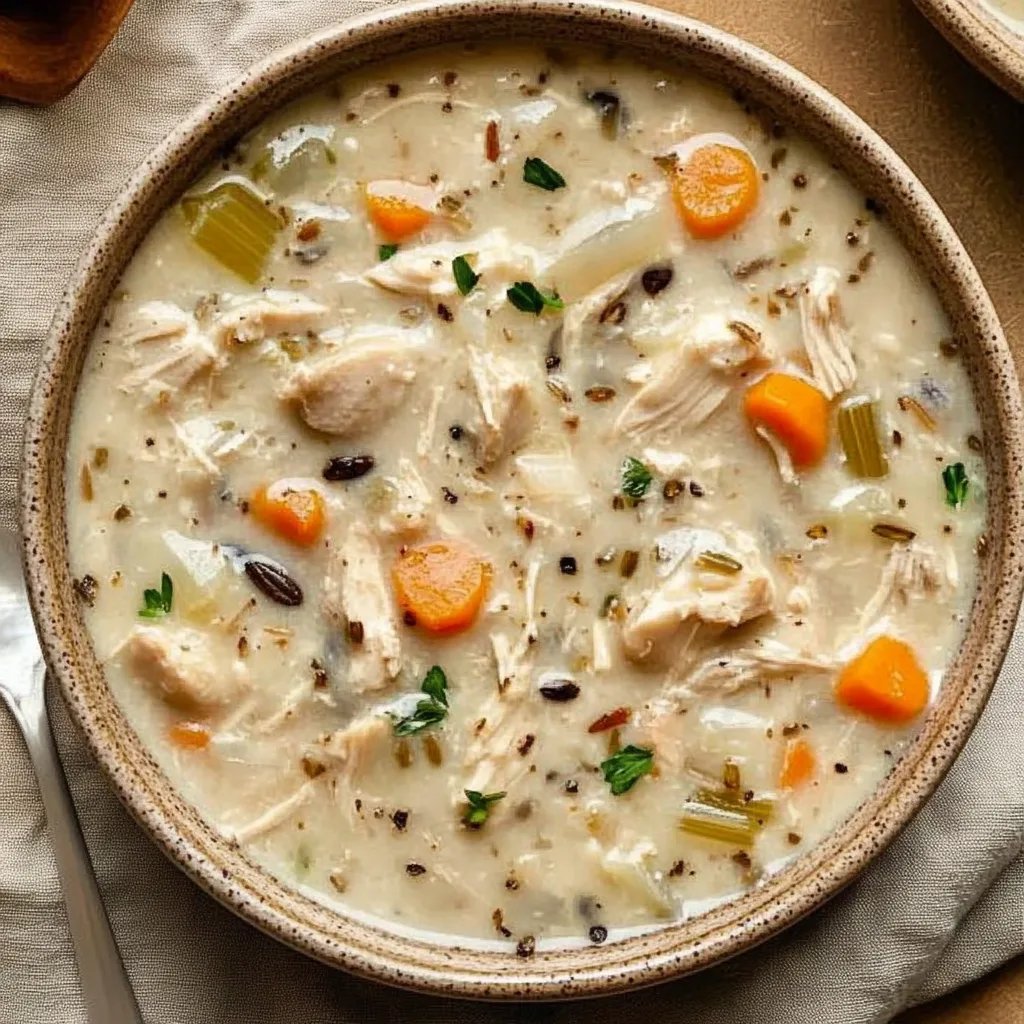 Creamy Crockpot Chicken Wild Rice Soup: An Incredible 7-Ingredient Recipe