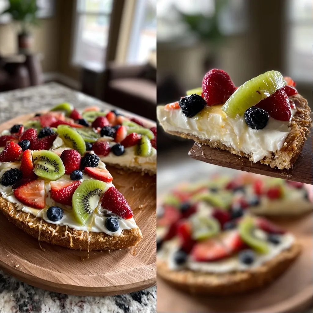 Greek Yogurt Fruit Pizza