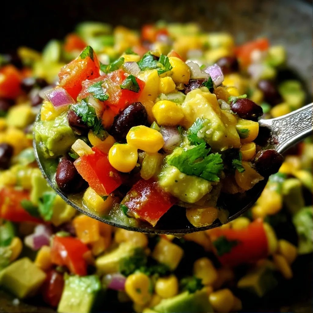 Avocado Corn Black Bean Salad