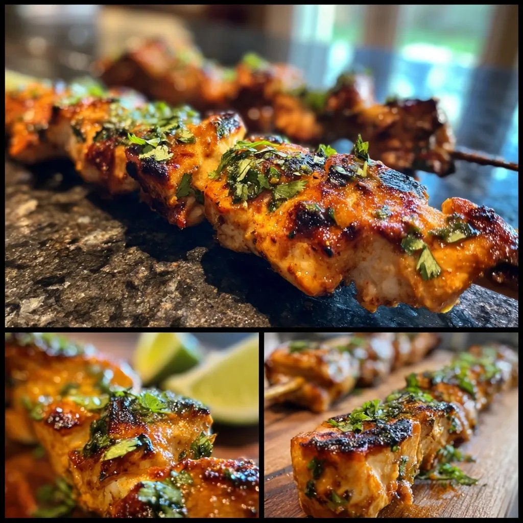 Chili Lime Chicken Skewers
