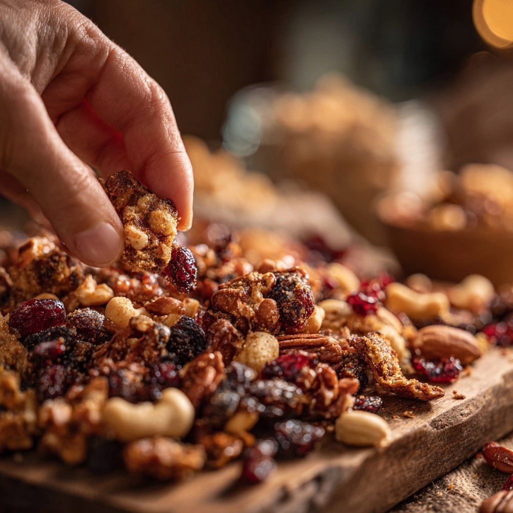 Holiday Charcuterie with Nuts and Dried