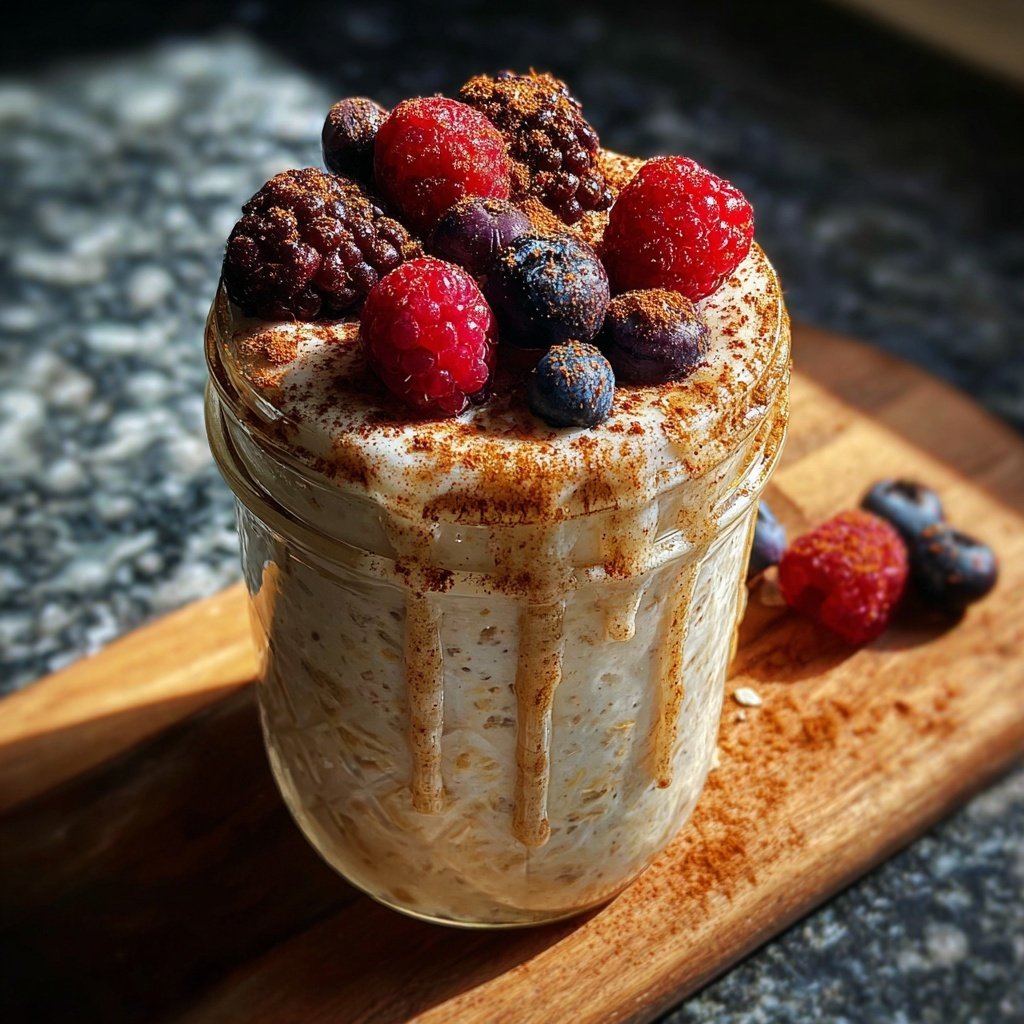 Cinnamon Vanilla Overnight Oats