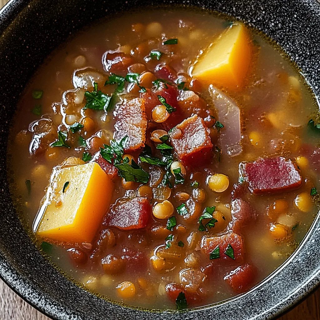 Hearty Lentil and Bacon Soup: An Incredible Ultimate Recipe