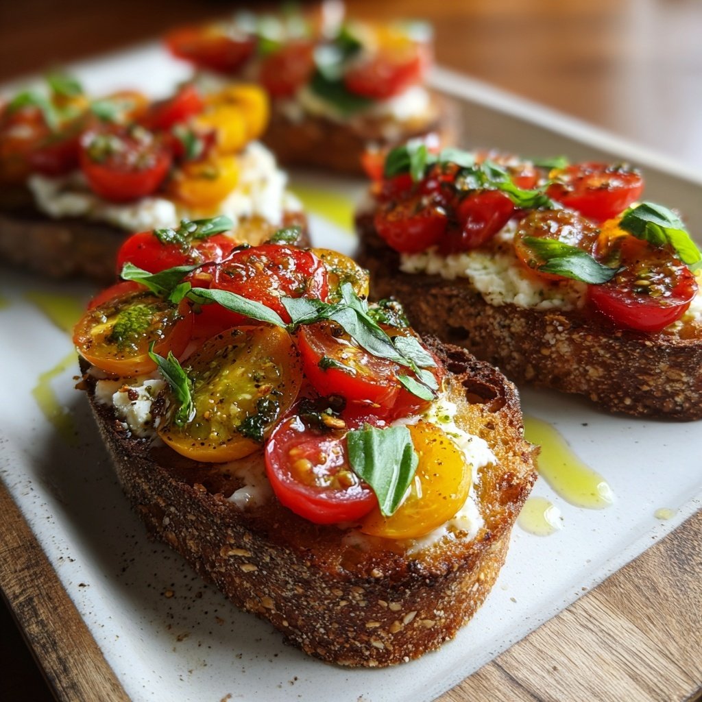 Mediterranean Feta Bruschetta