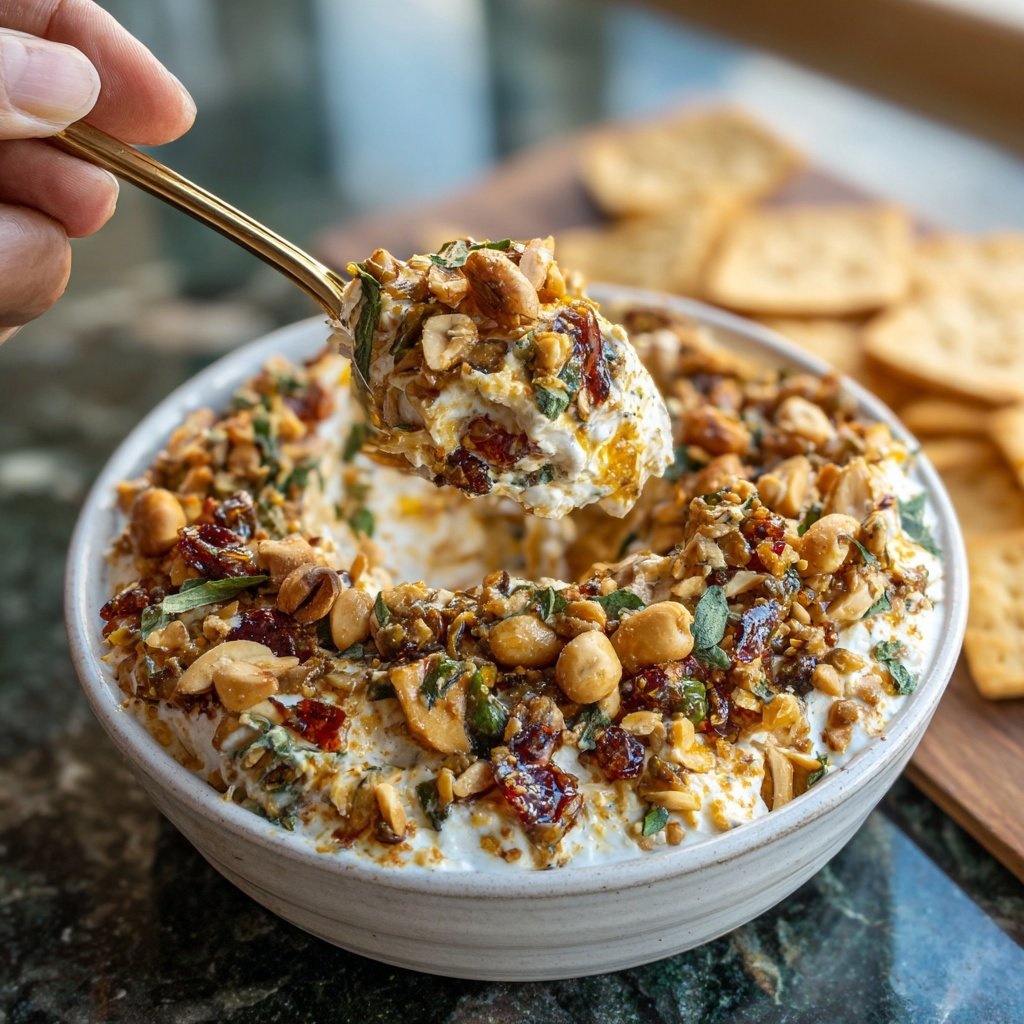 Peanut Cheese Chaat Indian Snack