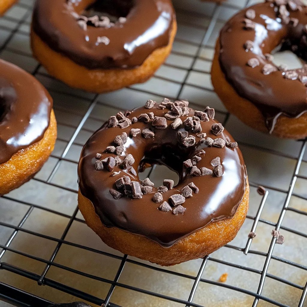 Healthy Chocolate Protein Donuts Recipe