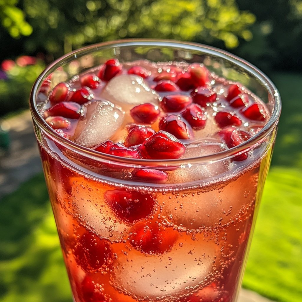Pomegranate Gin Fizz