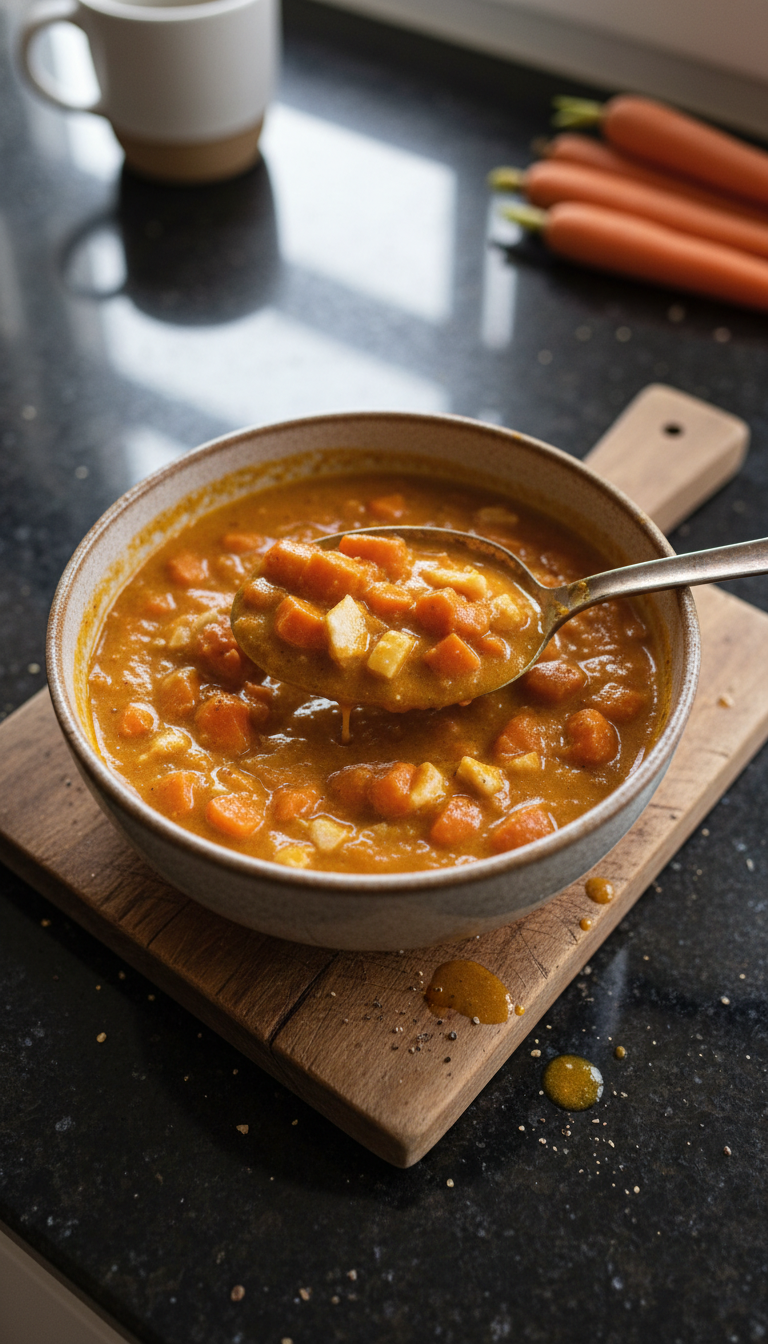 Curried Carrot and Coconut Soup