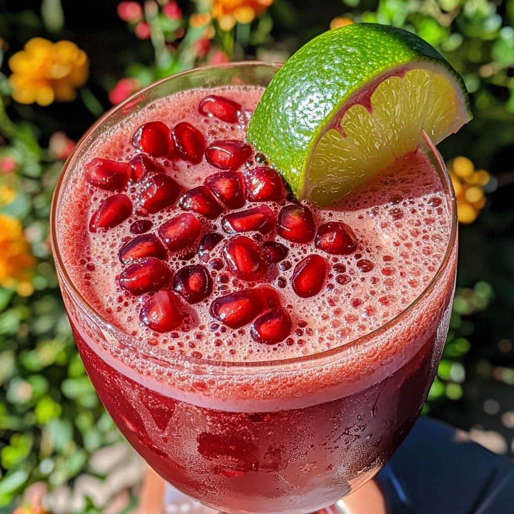 Pomegranate Vodka Sour