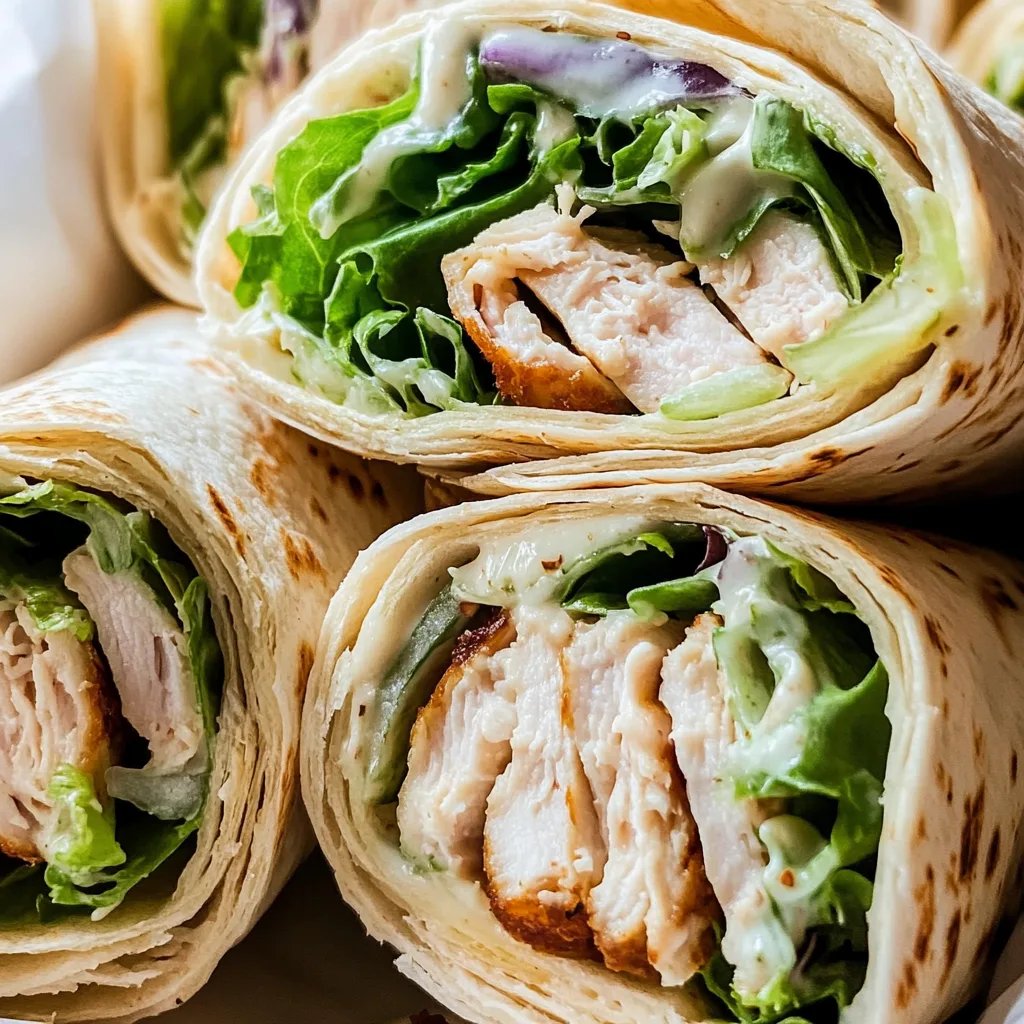 Tasty Caesar Chicken Wrap Delight: The Ultimate 7-Step Recipe