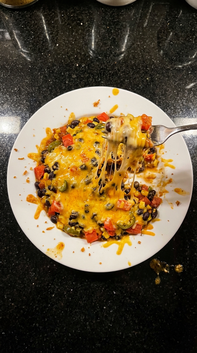 Vegetable Nacho Cheese Casserole