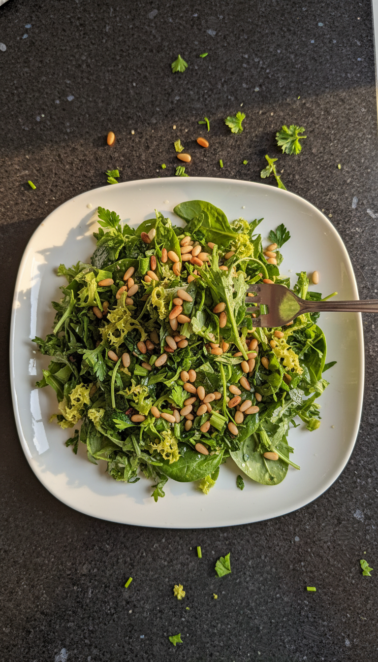 Pine Nut and Herb Salad
