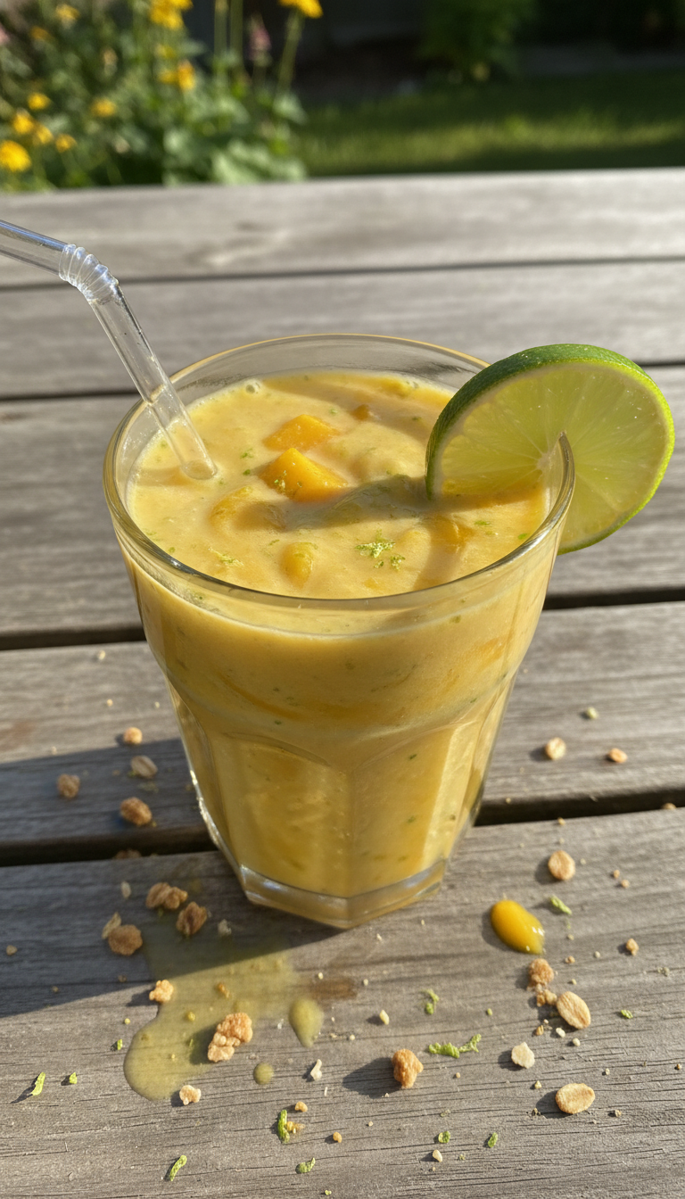 Mango Lime Relaxation Smoothie