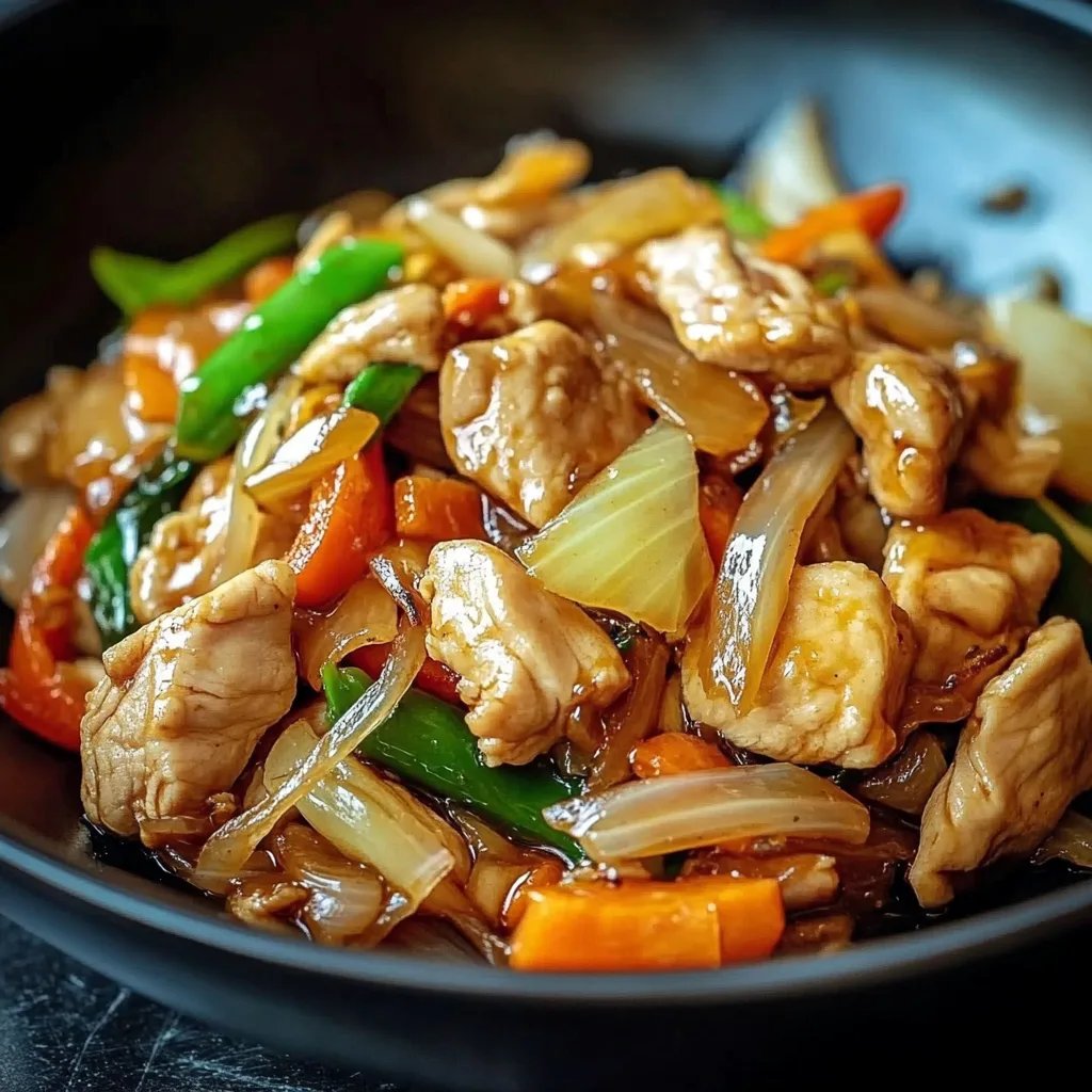 Chinese Chicken Cabbage Stir-Fry