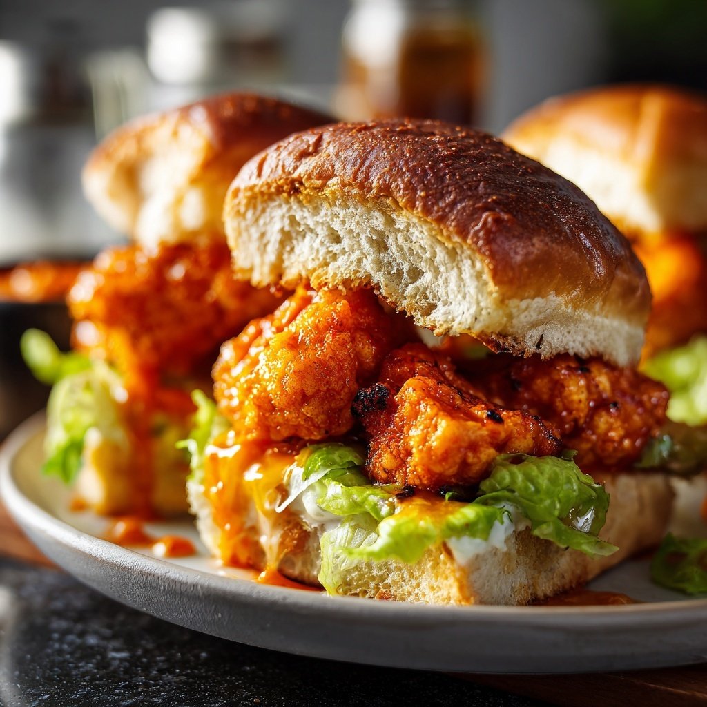 Buffalo Cauliflower Slider Surprise