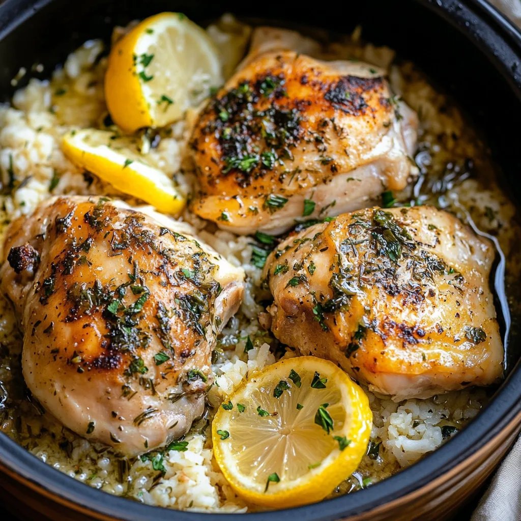 Slow Cooker Lemon Herb Chicken and Rice: An Amazing Ultimate Recipe