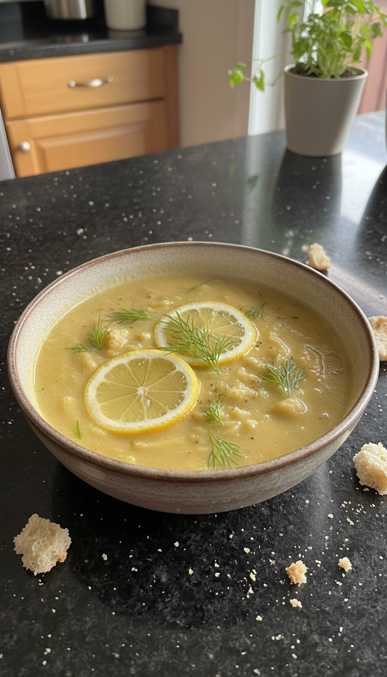 Zesty Lemon Fennel Soup