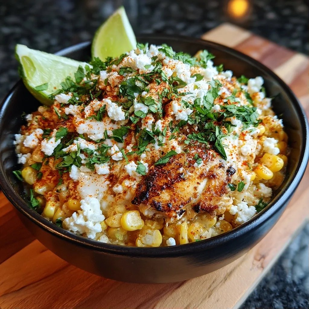 Street Corn Chicken Bowl