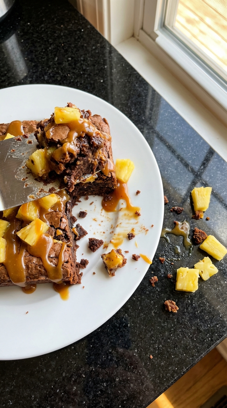 Pineapple Brownie Delight