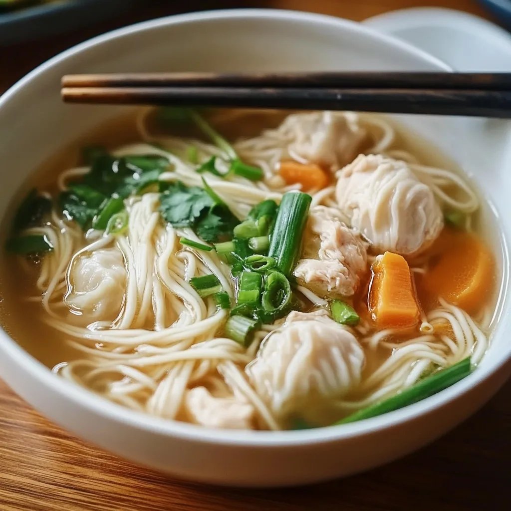Chinese Chicken Noodle Soup