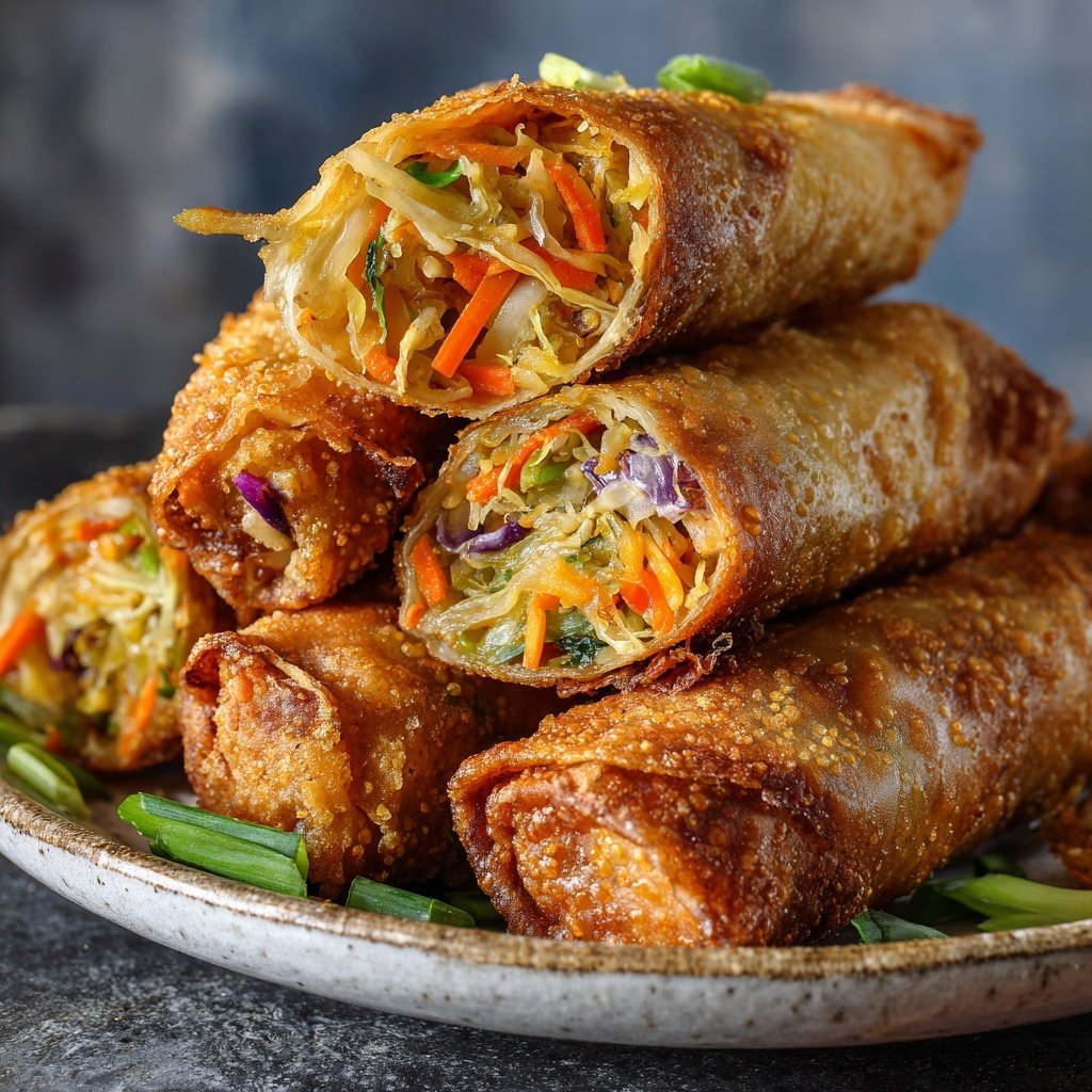 Crispy Vegetable Egg Rolls