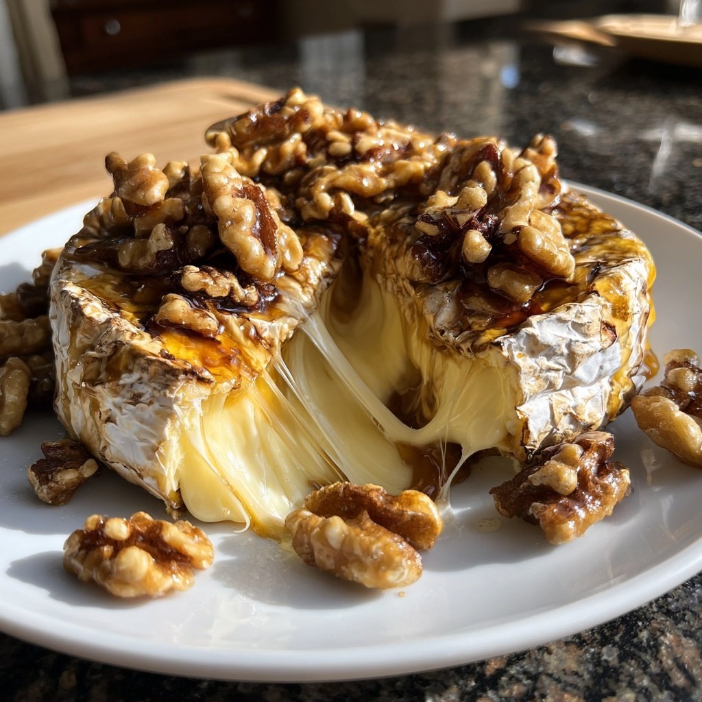 Baked Brie Honey Walnut