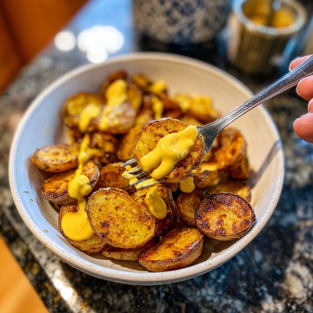 Honey Mustard Airfryer Potatoes