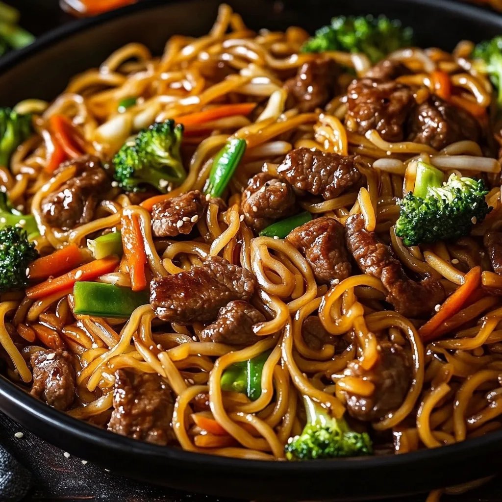 Beef Lo Mein Recipe