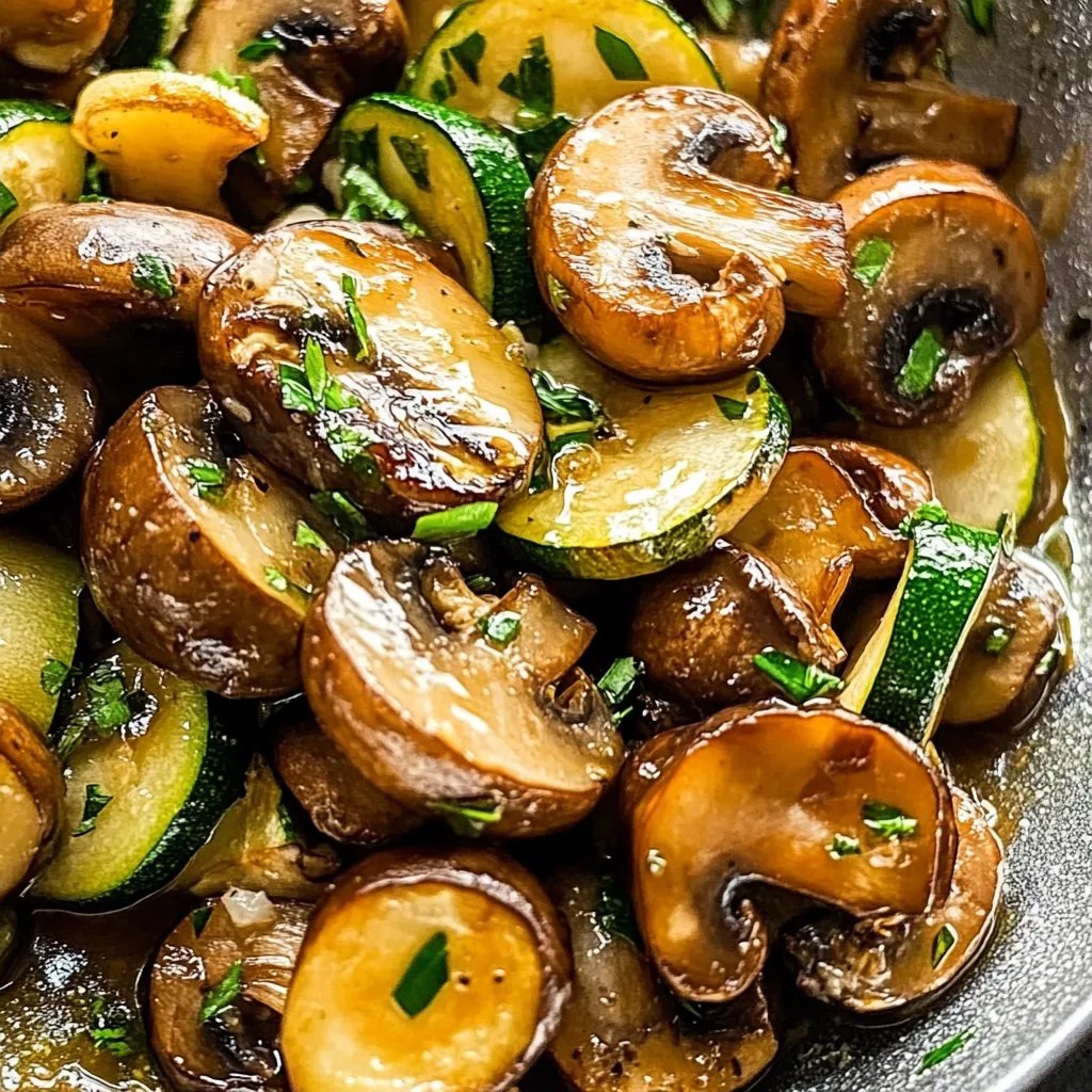 Pan-Fried Zucchini and Mushrooms: An Incredible Essential Recipe