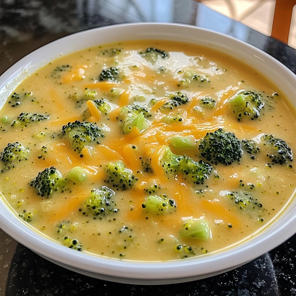 Comfort Broccoli Cheddar Soup