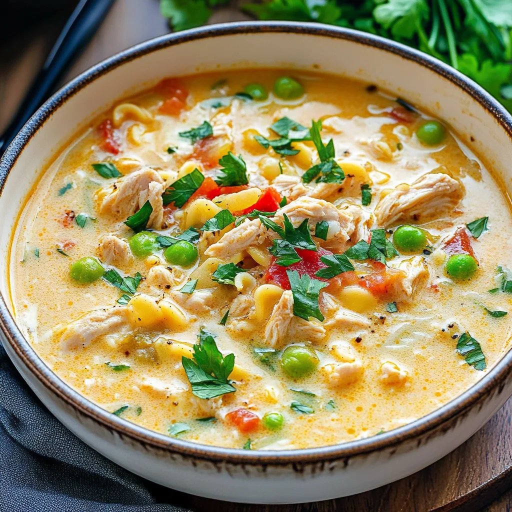 Creamy Parmesan Cajun Chicken Pasta Soup: An Incredible 5-Ingredient Recipe