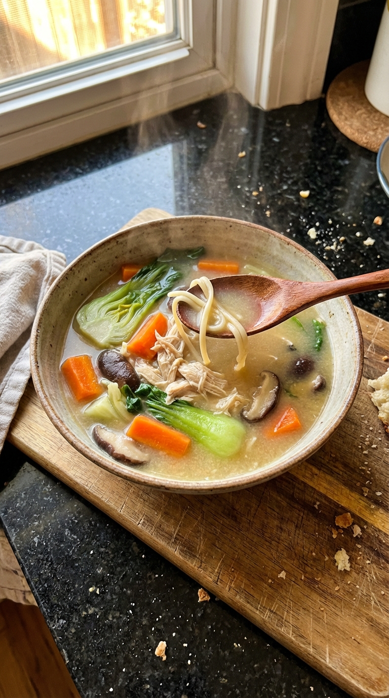 Chicken and Vegetable Miso Soup