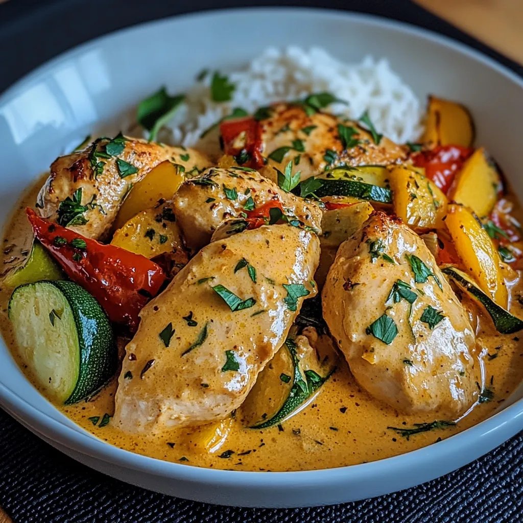 Pepper-Zucchini-Cream Chicken: An Incredible Ultimate Recipe