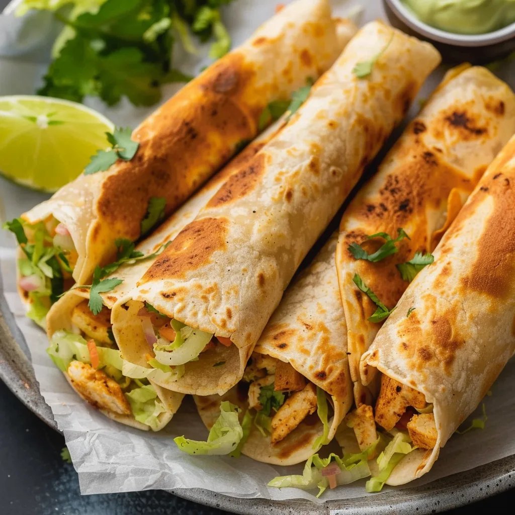 Easy Gluten Free Chicken Taquitos Recipe