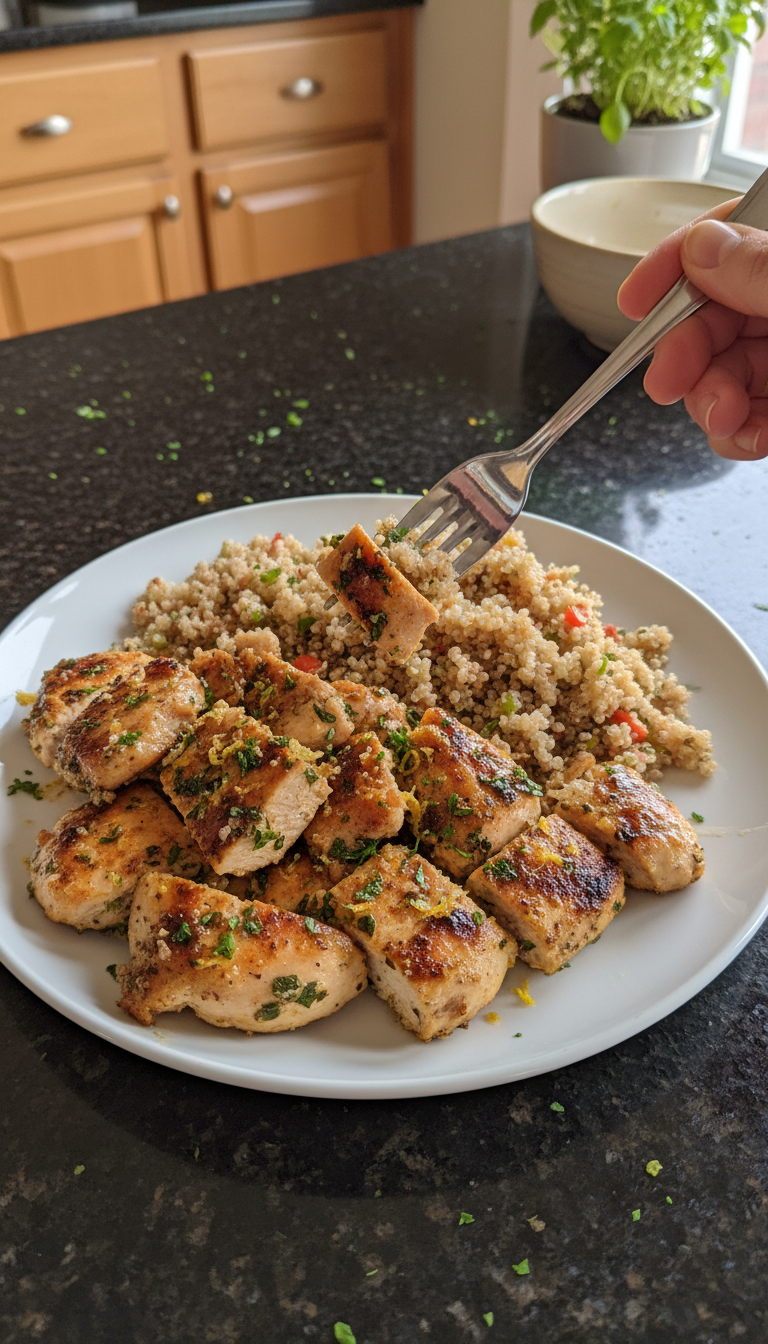Lemon Herb Chicken with Quinoa