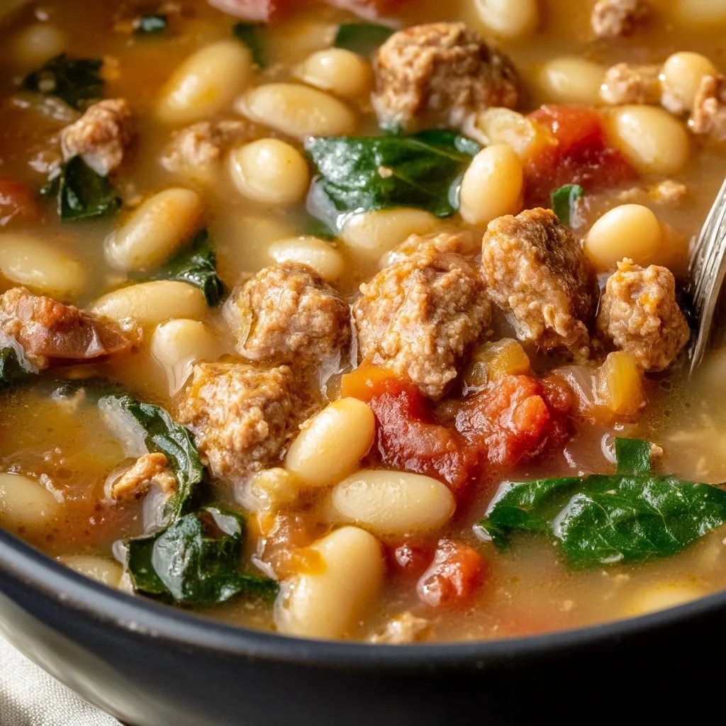 Italian Sausage White Bean Soup