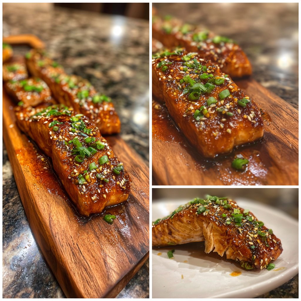 Spicy Miso Glazed Salmon