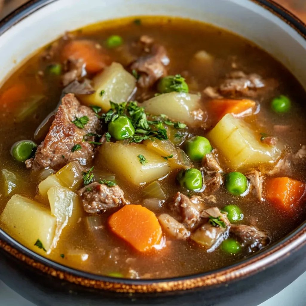 Hearty & Comforting Vegetable Beef Soup