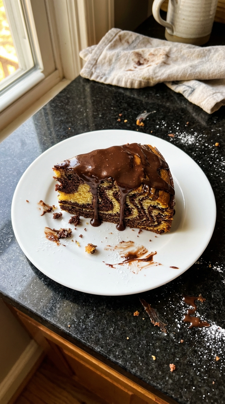 Chocolate Zebra Coffee Cake