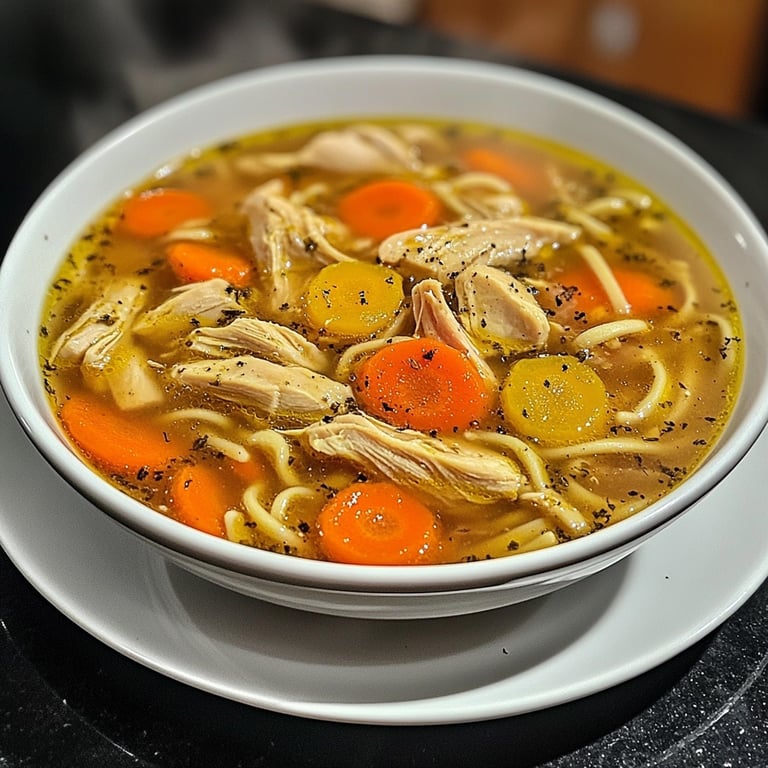 Ginger Chicken Noodle Soup