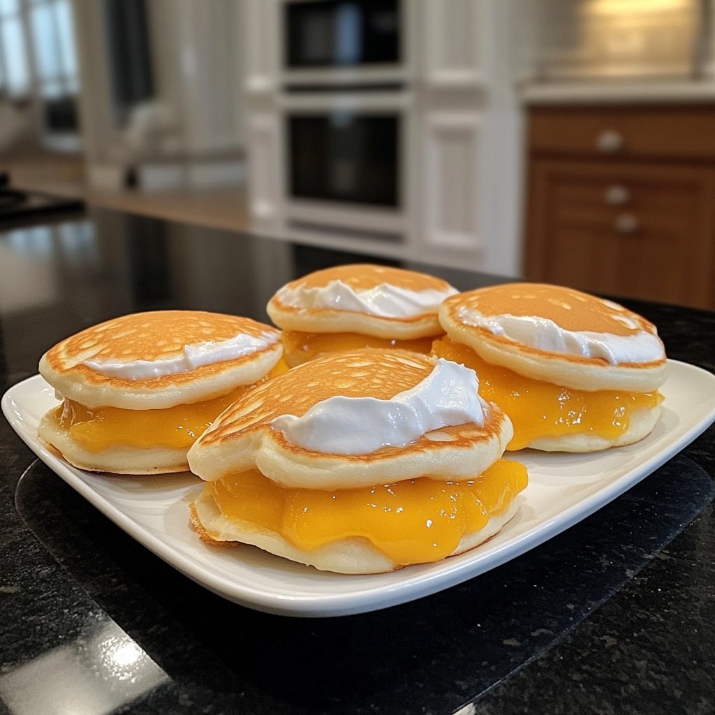 Hong Kong-Style Mango Pancakes