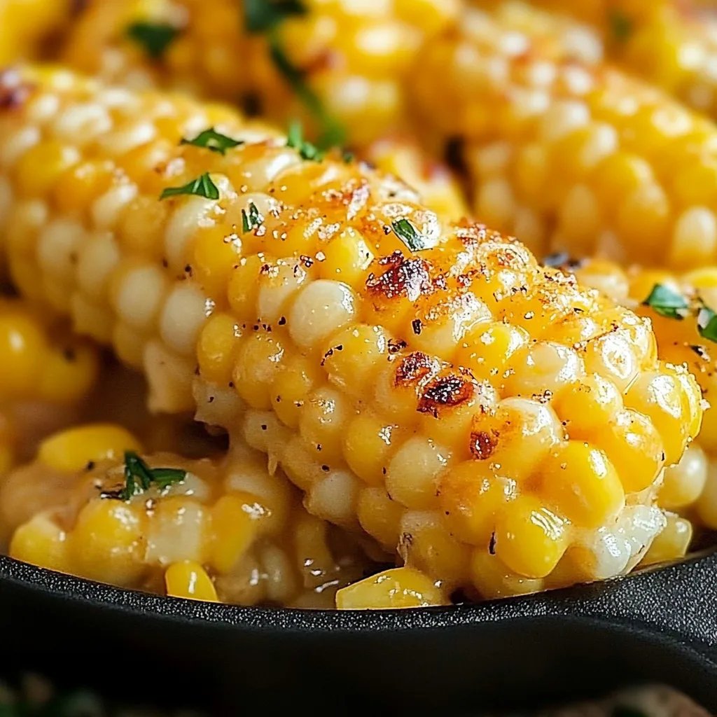 Easy Skillet Corn with Honey Butter