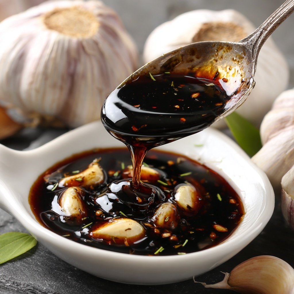 Garlic Balsamic Glaze for Steak and Chicken​