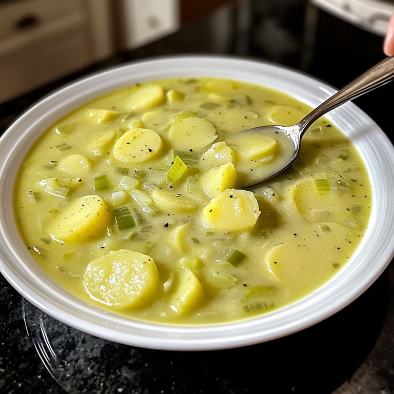 Creamy Potato Leek Soup for Cold Winter Nights