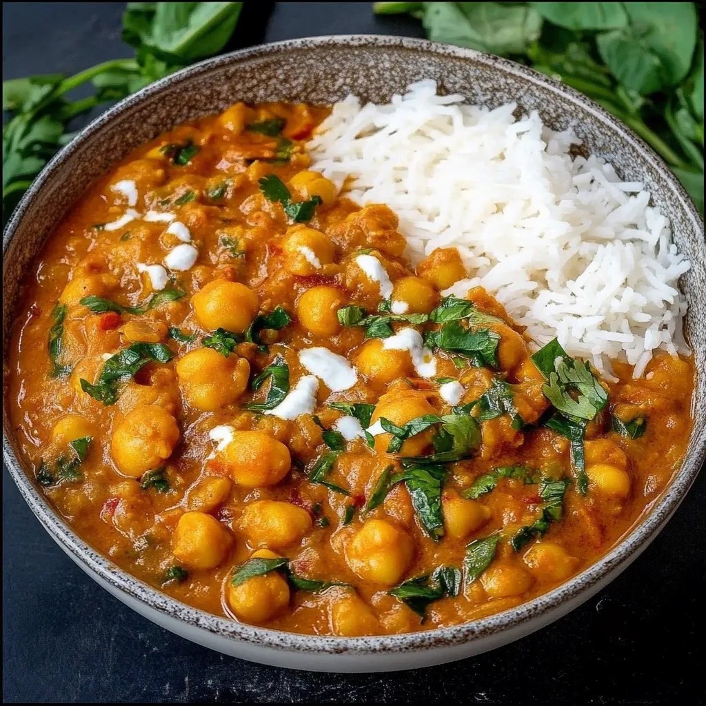 Chickpea Curry in 30 mins