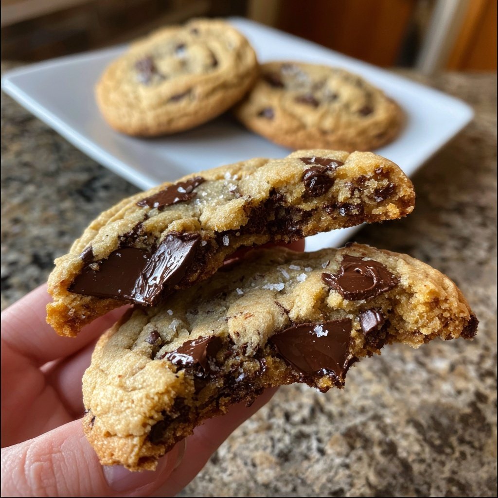 Brown Butter Sea Salt Chocolate Chip Cookies​