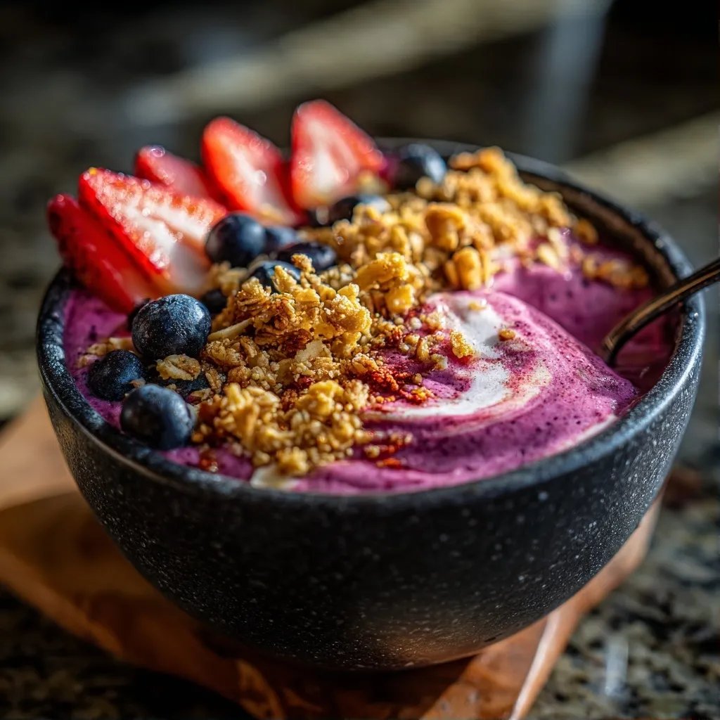 Berry Protein Smoothie Bowl